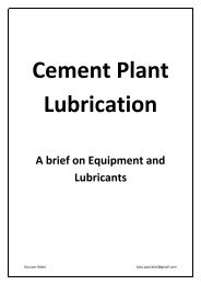 Cement Plant Lubrication by Hussam Adeni