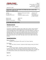 SAFETY DATA SHEET - Hill Brothers Chemical Co.