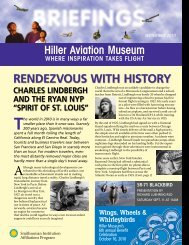 RENDEZVOUS WITH HISTORY - Hiller Aviation Museum