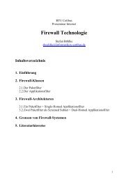 Firewall Technologie