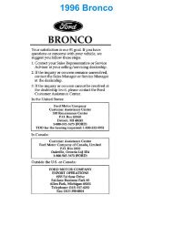 (Manual) for 96 Bronco Source - Hiller Ford Inc.
