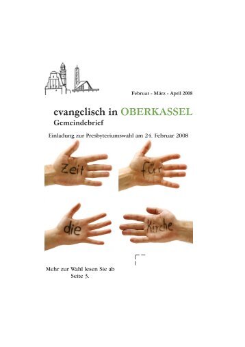 Februar - März - Evangelisch-in-Oberkassel