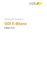 GDI E-Bilanz Anwenderhandbuch - GDI Software