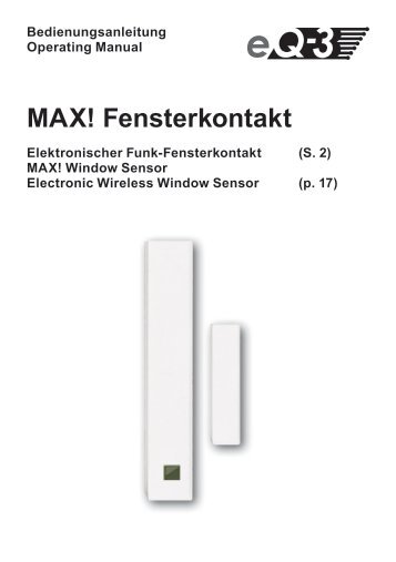 MAX! Fensterkontakt - eQ-3