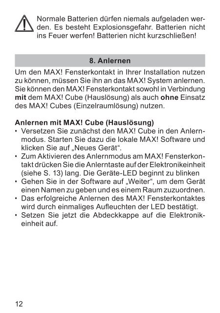 MAX! Fensterkontakt - eQ-3