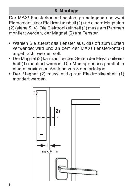 MAX! Fensterkontakt - eQ-3