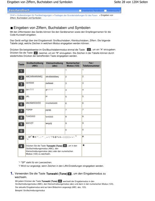 Canon MX870 series Online-Handbuch - Canon Europe