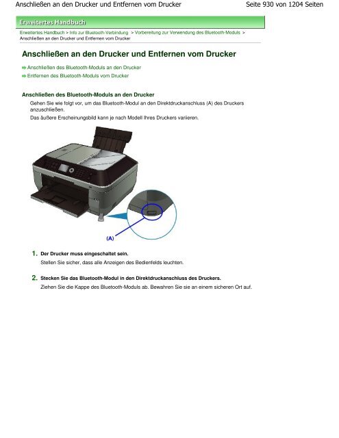 Canon MX870 series Online-Handbuch - Canon Europe