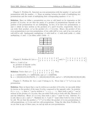 math 131c assignments 5 solutions math 131c investigation Some solutions