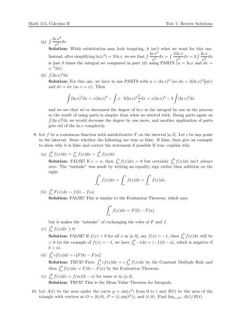 Solutions to Practice Problems