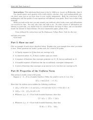 Final Exam - Kalamazoo College