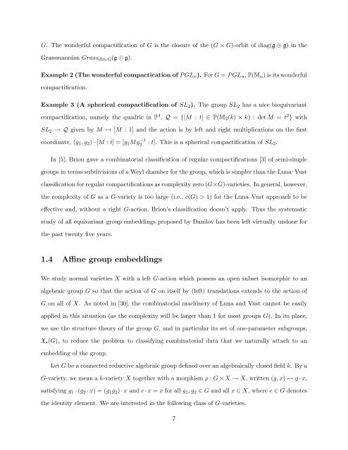 Equivariant Embeddings of Algebraic Groups