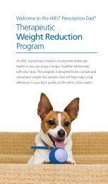 Welcome To The Hill's Prescription Diet Therapeutic Weight - HillsVet