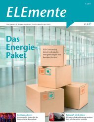 ELEmente 4/13 - ELE Emscher Lippe Energie GmbH