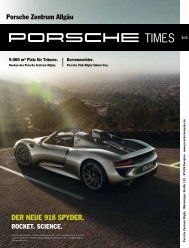 DeR neue 918 SpyDeR. - Porsche