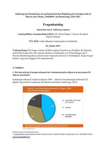 Fragenkatalog - Ludwig-Bölkow-Systemtechnik GmbH