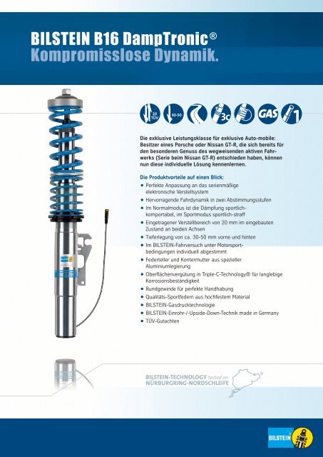 Bilstein Fahrwerk 2013 - Bilsteins