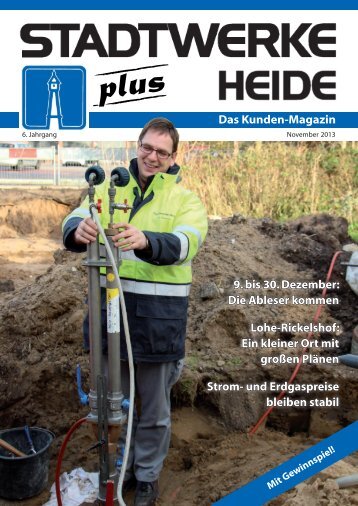 Ausgabe November 2013 - Stadtwerke Heide GmbH