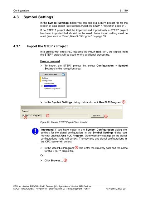 SYCON.net PROFIBUS MPI DTM (Operating Instruction Manual)