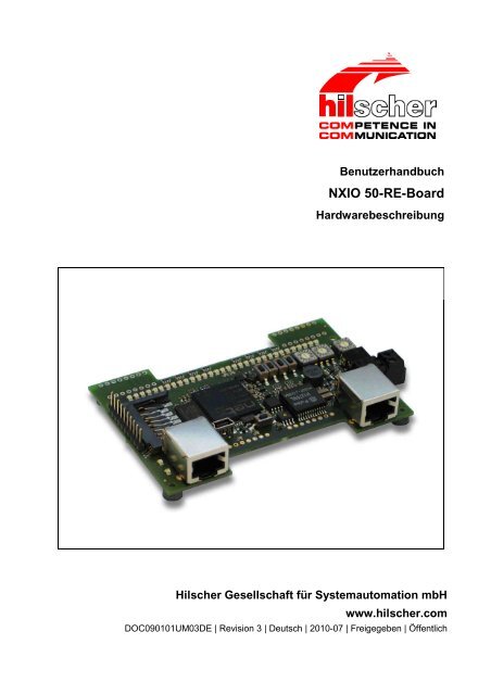 NXIO 50-RE-Board - Hilscher.fr