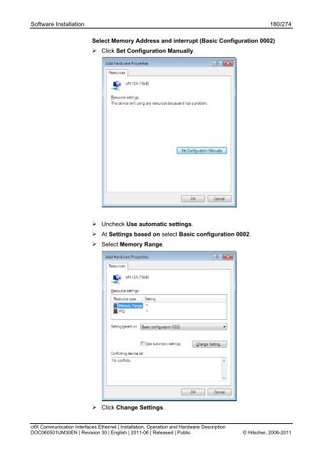 cifX Communication Interfaces Real-Time Ethernet - Hilscher