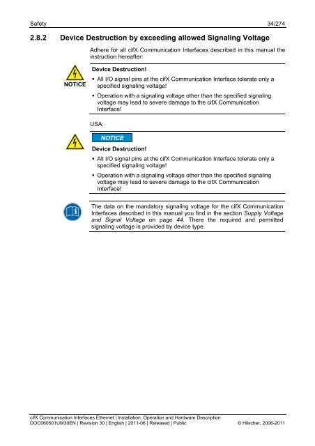 cifX Communication Interfaces Real-Time Ethernet - Hilscher