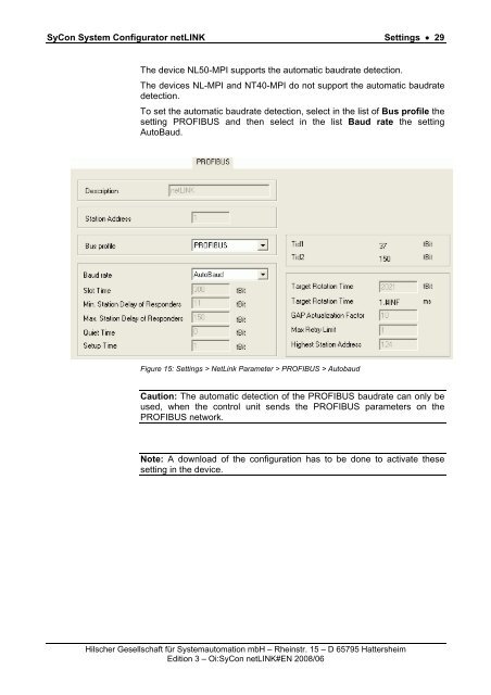 SyCon System Configurator netLINK - Hilscher