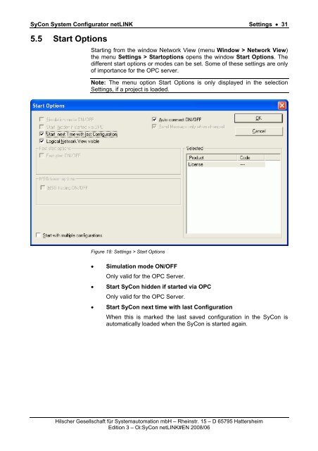 SyCon System Configurator netLINK - Hilscher