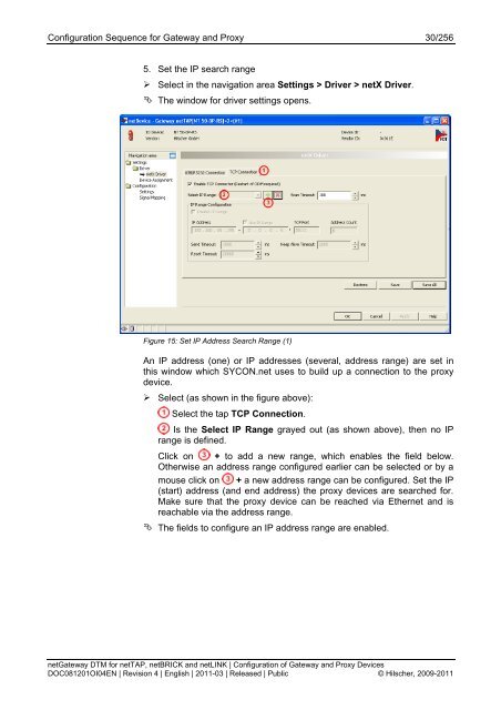 netGateway DTM for netTAP, netBRICK and netLINK - Hilscher