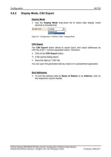 SYCON.net PROFIBUS DP Slave DTM