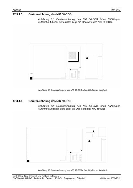 netIC Benutzerhandbuch und Design Guide - Hilscher