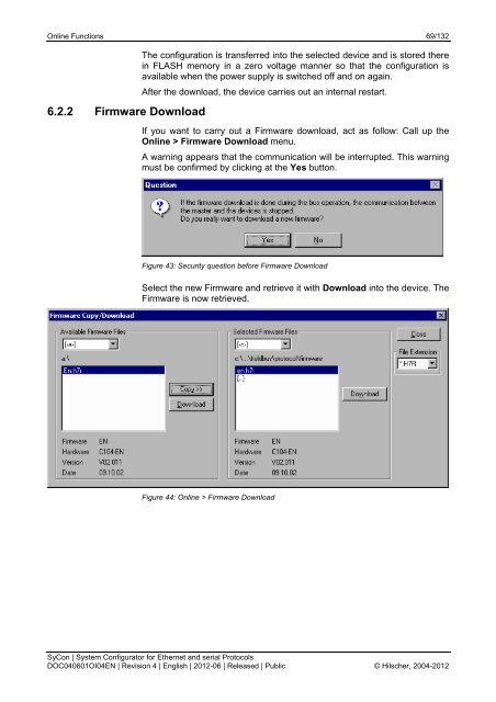 Operating Instruction Manual SyCon System Configurator for ...