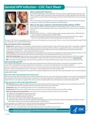 HPV Fact Sheet