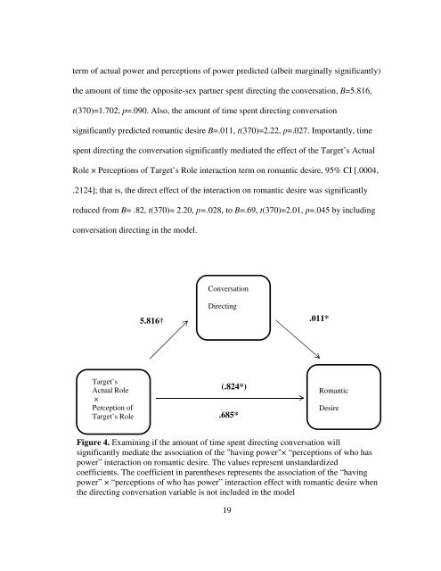 A ROLE CONGRUITY ACCOUNT OF ROMANTIC ... - Repository