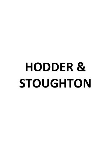 hodder & stoughton 2013