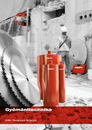 GyÃ©mÃ¡nttechnika - Hilti