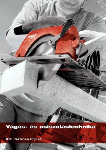 VÃ¡gÃ¡s- Ã©s csiszolÃ¡stechnika - Hilti