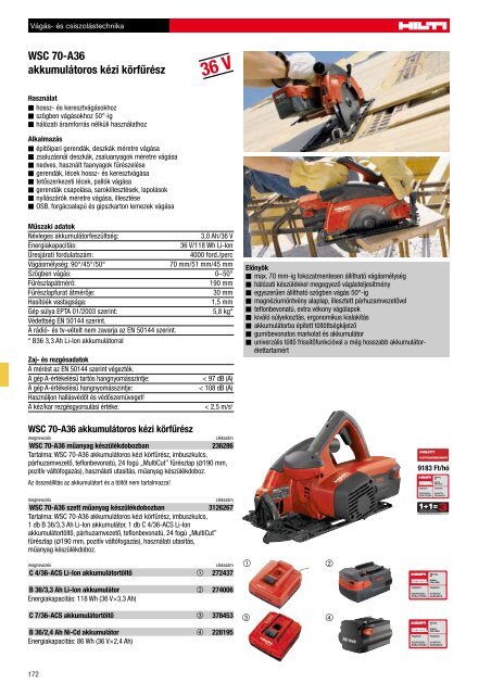 VÃ¡gÃ¡s- Ã©s csiszolÃ¡stechnika - Hilti