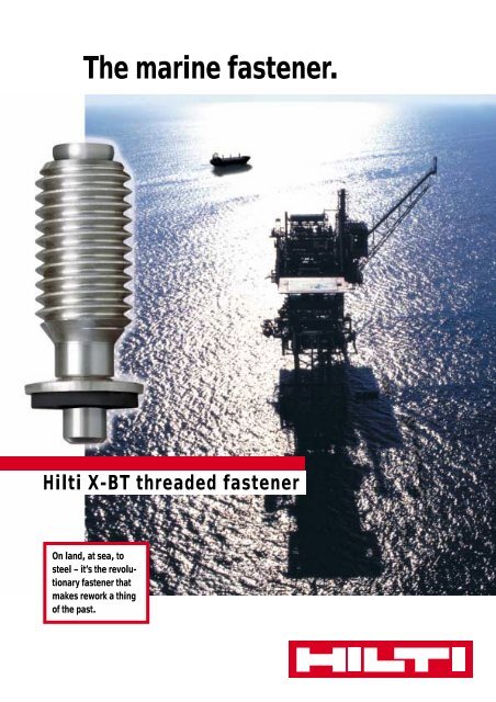 The marine fastener. - Hilti