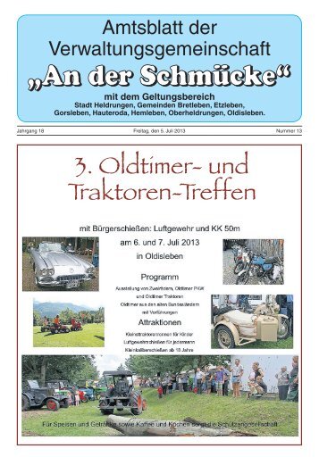 Amtsblatt Nr. 13 vom 05.07.2013 - Verwaltungsgemeinschaft "An der ...
