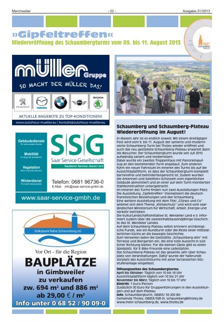 Amtliches Bekanntmachungsblatt der Gemeinde Merchweiler