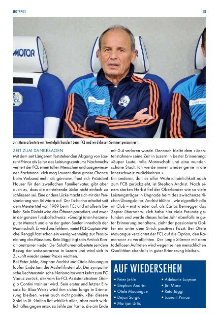 Ausgabe 18 - FC Luzern