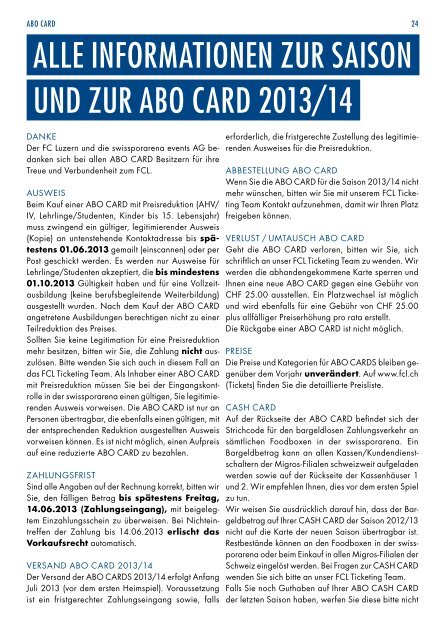 Ausgabe 18 - FC Luzern