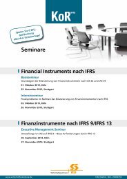 Financial Instruments nach IFRS - WSF Wirtschaftsseminare