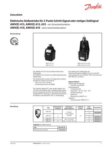 AMV(E) - Danfoss