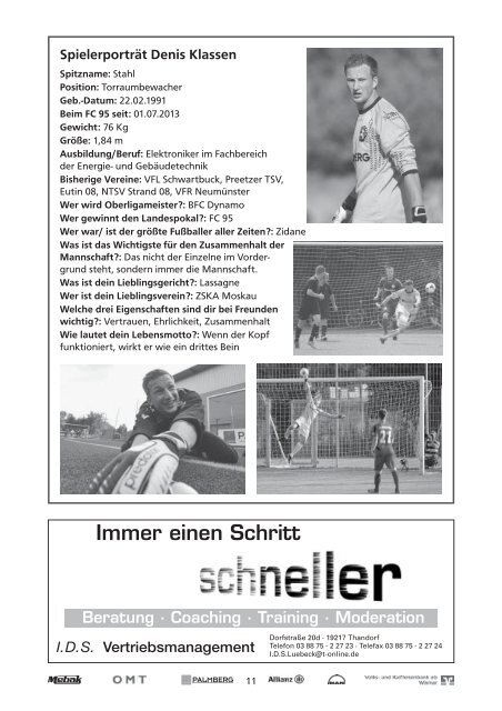 FC Schönberg 95 – Torgelower SV Greif