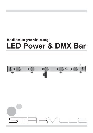 Bedienungsanleitung • LED Power & DMX Bar - Musikhaus Thomann