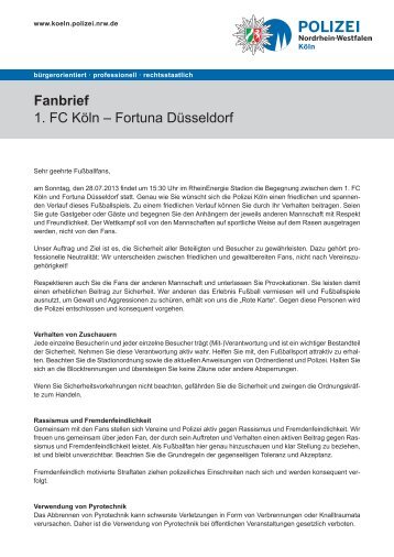 Dateiname: fanbrief.pdf - Presseportal