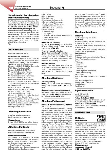 Amtsblatt KW 4.pdf - Stadt Filderstadt