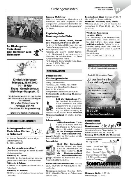 Amtsblatt KW 4.pdf - Stadt Filderstadt